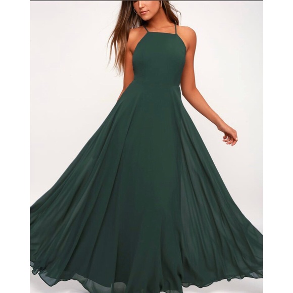 Lulus Dresses & Skirts - Emerald Green Lulus Dress